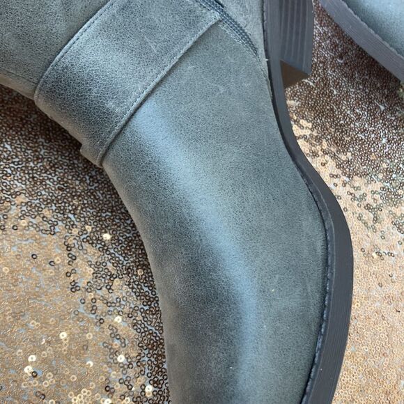 Journee Collection Meg Wide Calf Grey Tall Boots 8.5M-WC - Picture 10 of 13